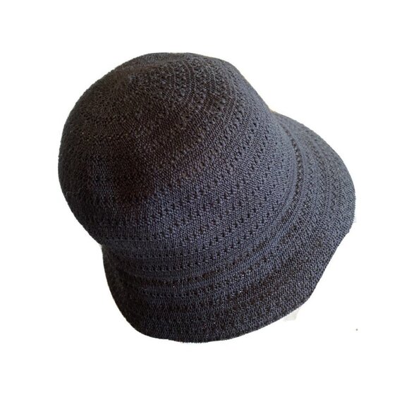 August Hat Company Women's BlackCloche Hat One Size - Picture 1 of 7